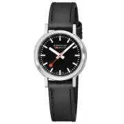 Mondaine Stop2Go MST.34020.LBV Steel 34 mm Black Dial Quartz Women's Watch