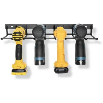 Power Tool Holder Drill Storage for Workshop Shed Pegboard Rack Shelf Organizer