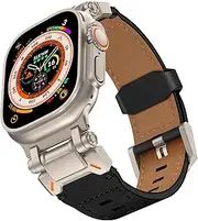 [GUMMMY] Italian Cowhide Strap For Apple Watch Ultra 49mm 46mm 45mm 42 44mm Luxury Men Band For IWatch Se 6 5 4 Series 10 9 8 7 Ultra 2 Bracelet Watchbands
