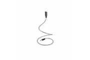 66cm Cobra Coil Mobile Charger Cable w/ USB-C/Micro-USB/Lightning Connector