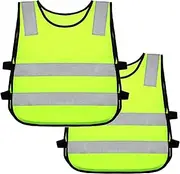 [JWJK] 5 Pack Hi Vis Vests,Safety Vests,Standard Size Reflective High Visibility Vests,Unisex Hi Vis Jacket for Traffic Work, Running, Surveyor and Security Guard Construction Vest
