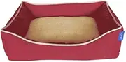 Pet Bed, Self Warming Bed for Cat and Small Medium Dogs Puppy/Red