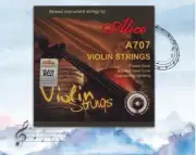 Alice A707 Professional Violin String Set, E-A-D-G + Extra E String - Full Size