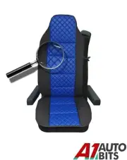 Blue Premium Fabric & Leatherette Seat Cover For Volvo FFH Classic Facelift 2020