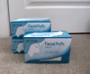 WATSONS Lint Free Disposable Facial Pads Puffs 3 boxes 540 sheets NEW