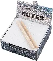 Arts Crafts - Rainbow Scratch Off Papers Set Art Craft | Pack Rainbow Notebook | 100 Sheet Toddler Scratch Off Crafts Supplies Paper for Nursery, Daycare Center