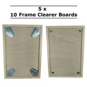 5 x Bee Escape Board For 10 Frame Hive - Clearer Boards Beekeeping Beehive Super