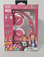 New Altec Lansing Kid Safe Wired Headphones Multicolor Kid Safe Volume - Sealed