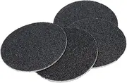NOLITOY 60pcs Black Replacement Sandpaper Disk Pumice Stone Care Electric Pedicure