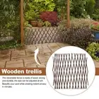 Expandable Garden Fence Wood Vines Ivy Climbing Frame Support Lattice Panel