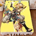 Bedclothes Game Genshin Impact Bed Sheet Bedding Warm Flannel Blanket 1.5x2M Y06