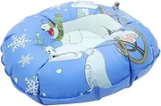 SUPVOX Thickened Inflatable Snow Tube for Boys and Girls Sledding Cushion Wear-Resistant for Outdoor Fun Snowy Conditions
