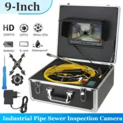 9" LCD Sewer Camera Drain Industrial Pipe Inspection Camera with DVR Recording