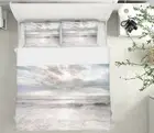3D Ocean Beach Clouds 3862NA Bed Pillowcases Quilt Cover Duvet Assaf Frank Fay