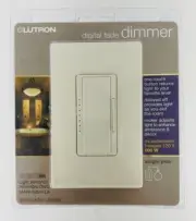 Lutron MAW600H-LA Digital Fade Dimmer Switch, Single Pole, Light Almond