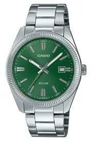 CASIO MTP1302D-3AVT Bracelet Watch, 38.5mm in Silver at Nordstrom One Size