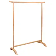 Clothes Rack 125x150 cm Solid Oak Wood
