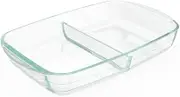 Pyrex Divided Glass Bakeware, 8 x 12 inch