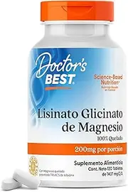 Doctor's Best Magnesium High Absorption 100% Chelated 120 Tablets