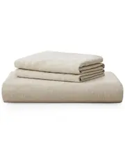 Unikome Soft Washed Linen Duvet Cover Set
