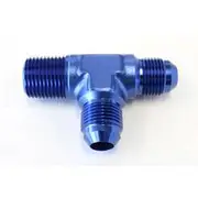 Aeroflow Tee with NPT On Run 1/2" to -8AN, AF826-08-08