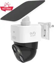 Gutter Mount Compatible with Eufy Solocam S340 Solar Security Camera White