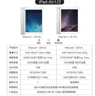帶google蘋果平板電腦iPad5代6代4G iPad Air1/Air2平板遊戲網課mini2蘋果繁體中文23327