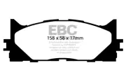 EBC DP41790R Disc Brake Pad Set FITS 12 17 toyota camry 2 5l yellowstuff front b (for: Toyota)
