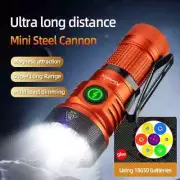 7xLED High Bright White/Red/Green/Blue/365nm UV Light Mini Flashlight