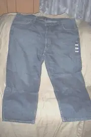 Mens Levis Jeans 50 x 29 Relaxed Fit Denim Blue Jeans 50x29 Mens Denim Jeans 550
