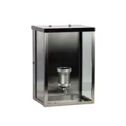 Oakland Hamptons Style Outdoor Wall Sconce Light Brushed Chrome