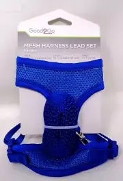 GOOD2GO Blue Mesh Harness Lead Set For Cats (NEW)