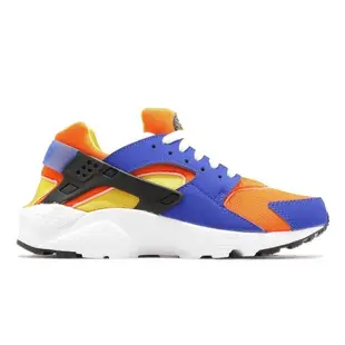 Nike 休閒鞋 Huarache Run GS 童鞋 大童 女鞋 藍 橘 黃 撞色 經典 武士鞋 654275-421 [ACS 跨運動]