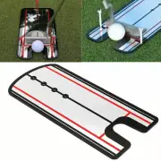 Portable Golf Putting Mirror Training Eyeline Alignment Practice Trainer Aid