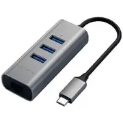 Satechi USB-C to 3 Port USB-A + Ethernet Adaptor