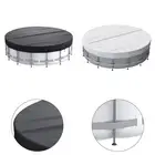 Round Swimming Pool Cover For Above Ground Frame Home Garden Outdoor Foldable