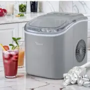 Vevare Ice Cube Maker Machine 12kg Capacity Ice maker Portable Ice Maker Grey