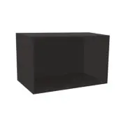 Kaboodle 800-899mm Grey Spice Customisable Open Slimline Shelf