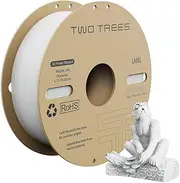 3D Printer PLA Filament Pro 1.75mm Hyper High Speed Flexible 1kg Cardboard Spool Printing Materials Bundle for FDM Printers White