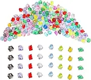 Gadpiparty 200pcs Vase Decoration Flower Vase Aquarium Stones Table Setting Decor Multicolored Fake Crushed Ice Rocks Pirate Party Favors Acrylic Gemstones for Center Table Decor Acrylic
