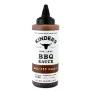 Kinder's Roasted Garlic BBQ Sauce Premium Handcrafted Gluten Free No HFCS 15.5oz