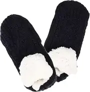 [ANDRESLAD] 1 Pair Thermal Socks Fuzzy Slippers for Women Slipper Socks Winter Floor Socks Pantumblas De Mujer Warm Sleeping Socks Slippers Indoor Fuzzy Christmas Socks Warm Socks Plush