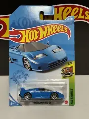 Hot Wheels '94 Bugatti EB110 SS *Blue* 224/250 HW Exotics 6/10