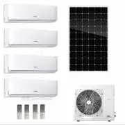 27000BTU Solar Inverter Multi 9k Zones Split Air Conditioner & Heater - 3 Zones
