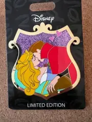 Disney Pin - PALM Pink a la Mode - Crest - Aurora and Phillip