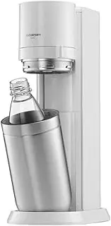 [sodastream] Duo Sparkling/Fizzy Water Soda Drink Maker White 60L w/1L Bottle