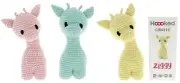 ZIGGY-Hoooked DIY Amigurumi Giraffe Crochet Kit-Eco Barbante Cotton Yarn & Hook