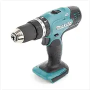 [Makita] DHP453 Solo Cordless Hammer Drill 18 V, Black, Blue