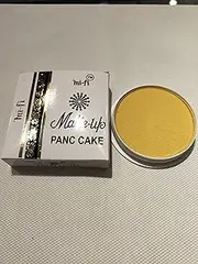 pmw - Mifi Pan-Cake - Yellow Colour Make Up Powder For All Skin Type For Classical Dance -Matte, Pack Of 1, 100 Gram