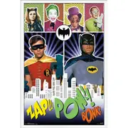 Batman TV Pow Hero/Villain Poster Home/Room Wall Decorative Display 86x57cm
